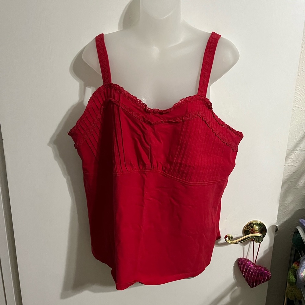 💜 22/24 Jessica London Red Women's Top